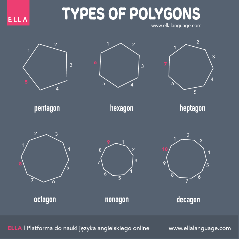 geometria po angielsku types of polygons